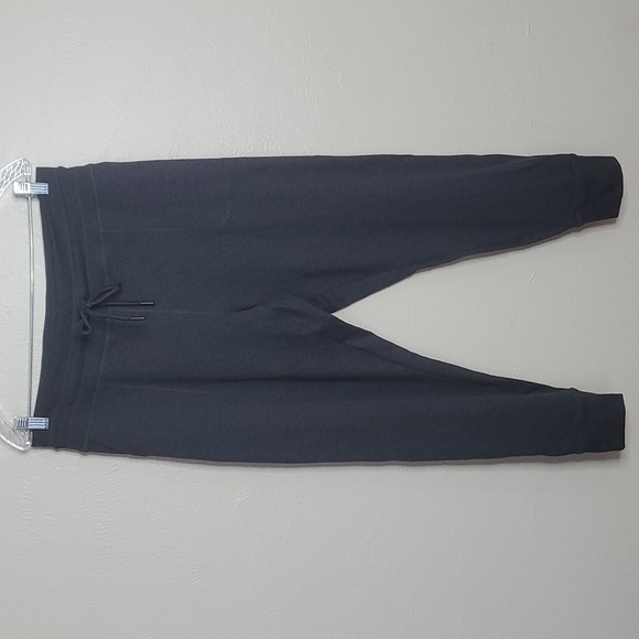 Lolë Half Moon Joggers In Black Heather Size Large - Picture 1 of 7